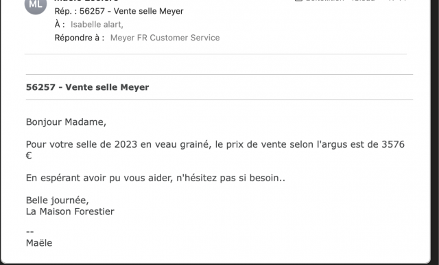 Selle Meyer 17,5-5 Obstacles 2023