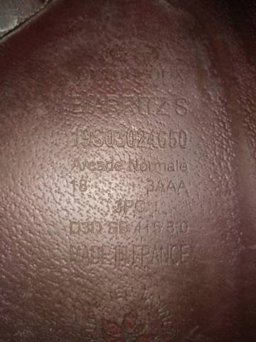 Vente selle Devoucoux Semi-Creux 18 pouces