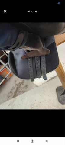 Selle mixte Éric Thomas Lugano cuir 17’5