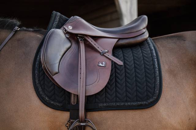 Tapis de selle Glitter Stone Jumping - Kentucky - Matelassage fishbone