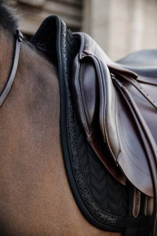 Tapis de selle Glitter Stone Jumping - Kentucky - Matelassage fishbone