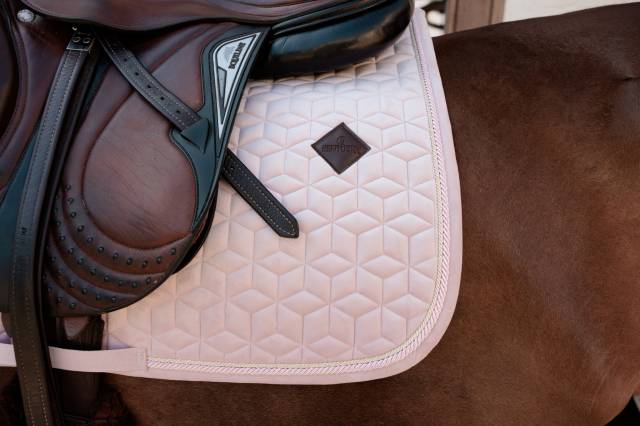 Tapis de selle Velvet Rose Clair - Kentucky - Velours élégant