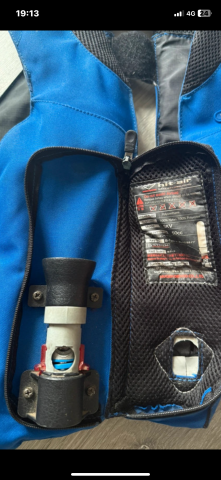 Gilet air bag hit air bleu kids M-XL