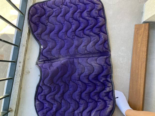 Tapis de selle Equithème violet