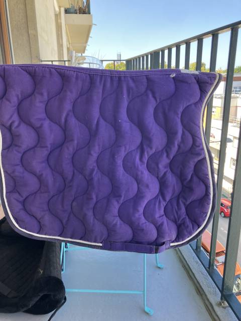 Tapis de selle Equithème violet