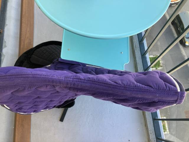 Tapis de selle Equithème violet