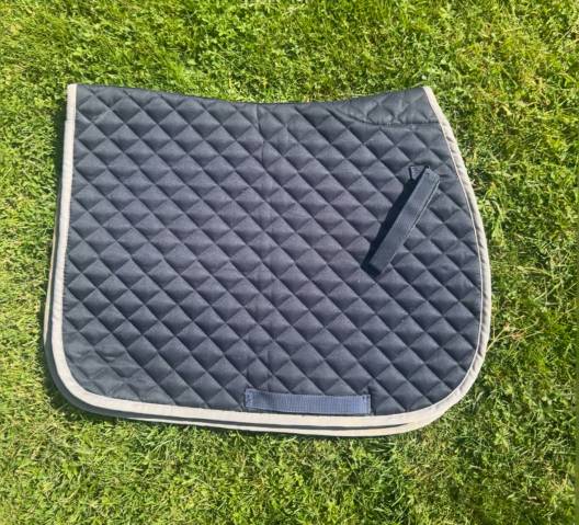 Tapis de selle bleu marine mixte 