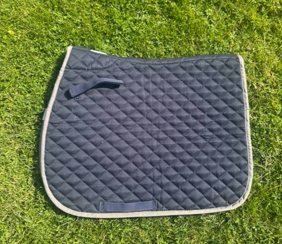 Tapis de selle bleu marine mixte 
