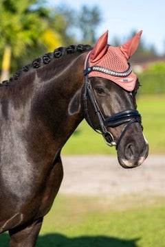 Bonnet anti-mouches Modern Coral - Equestrian Stockholm