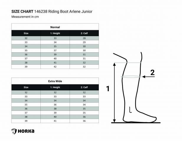 Bottes d'équitation Arlene Junior - HORKA - Cuir synthétique extensible