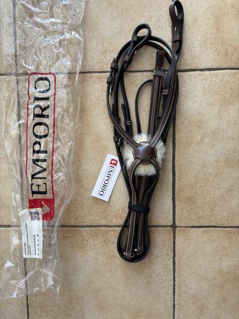 Bridon / Filet EQUIPE EMPORIO - Taille Cheval - NEUF