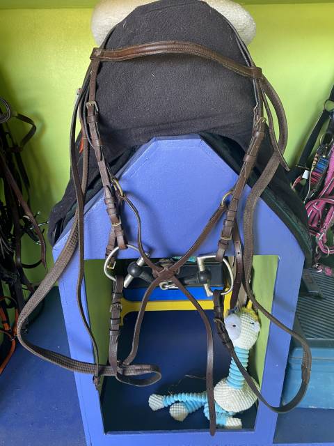 Bridon muserolle croisée 