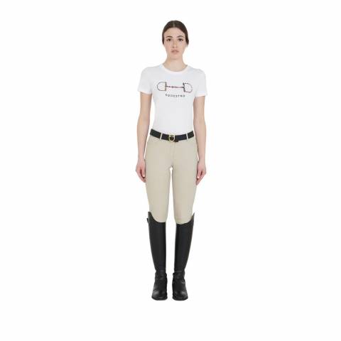 T-shirt d'équitation manches courtes Filetto - EQUESTRO - Slim fit