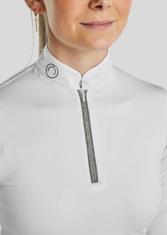 Polo de concours manches longues Mogaia - Montar - Gun Metal