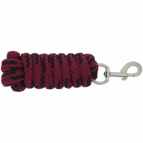 Longe Jacquard 2m Bordeaux - Equithème - Confort et résistance