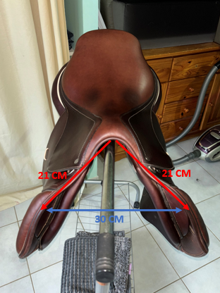 Selle GBS choco 16,5 pouces 
