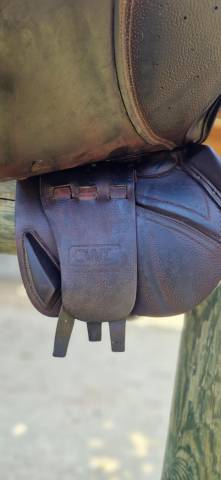 Selle CWD 16.5 marron obstacle