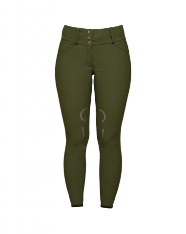 Pantalon taille haute Max Kaki - GEM - Grips intérieurs