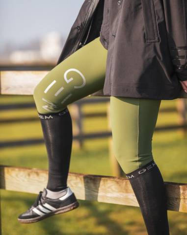 Pantalon taille haute Max Kaki - GEM - Grips intérieurs