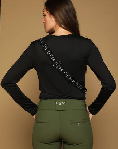 Pantalon taille haute Max Kaki - GEM - Grips intérieurs