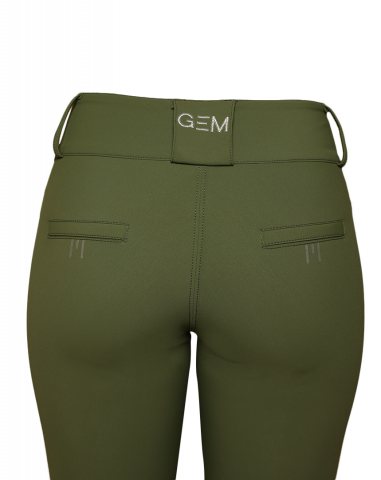 Pantalon taille haute Max Kaki - GEM - Grips intérieurs