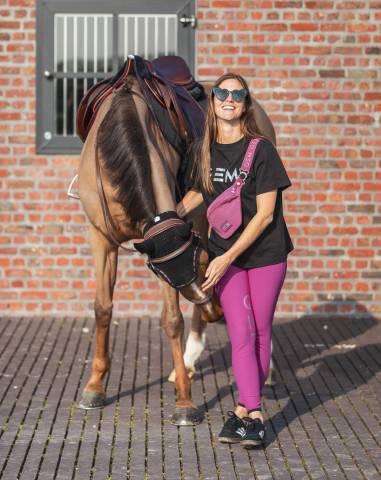 Pantalon taille haute Max Framboise - GEM - Confort et maintien