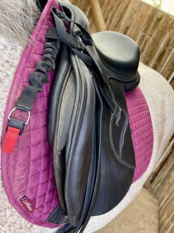 Selle mixte Antar&egrave;s Connexion 17.5 3A noire