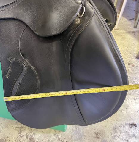 Selle mixte Antar&egrave;s Connexion 17.5 3A noire