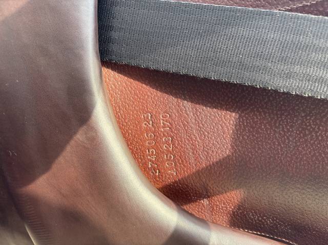 Selle Aulion dressage  17 pouces marron 