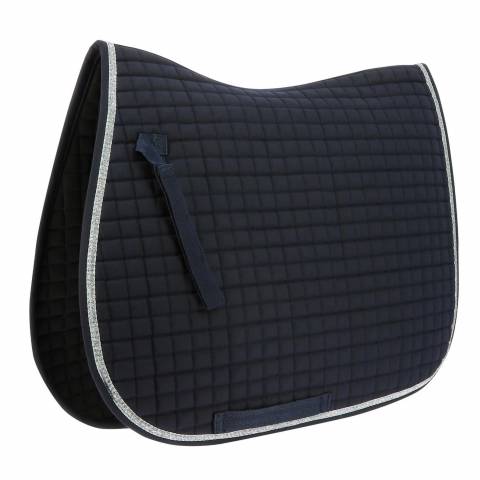 Tapis de selle Girly bleu marine - Riding World - Paillettes élégantes