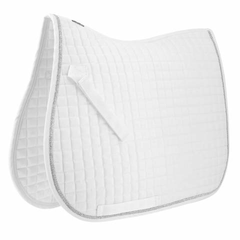 Tapis de selle Riding World Blanc – Girly - 15 mm mousse