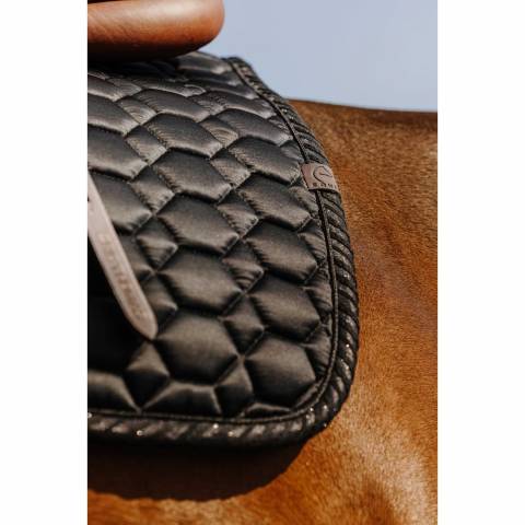 Tapis de selle Equith&egrave;me Pretty - Equith&egrave;me - Satin&eacute; Noir