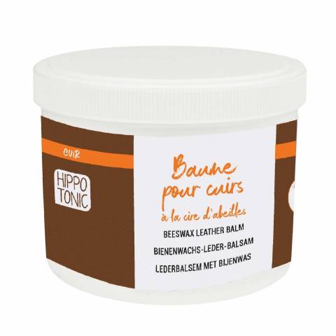 Baume cuir à la cire d'abeille - HippoTonic - Nourrit et protège