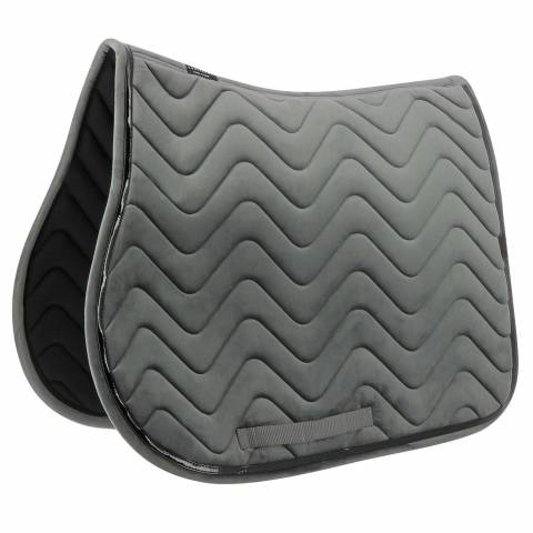 Tapis de selle EQUITHÈME Glossy Gris - Equithème - Velours chic