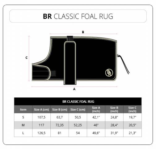 Couverture poulain 50g 1200D - BR - Imperméable et respirante