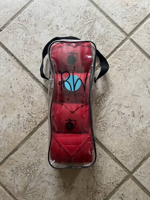 Bande de Polo Riding World rouge de 3m