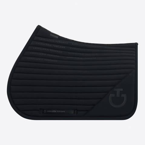 Tapis de selle Print Jersey Noir - Cavalleria Toscana