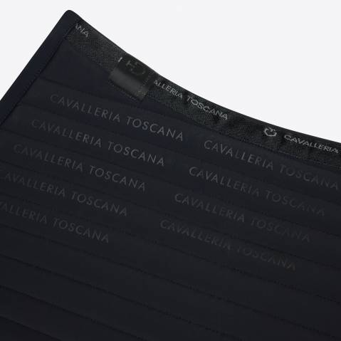 Tapis de selle Print Jersey Noir - Cavalleria Toscana