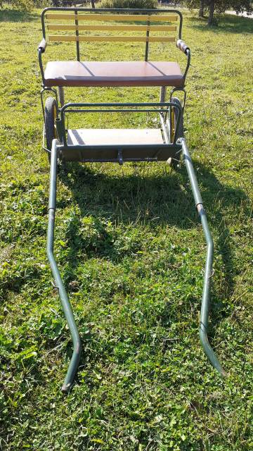 Voiture d'attelage pour âne ou poney - sulky - 