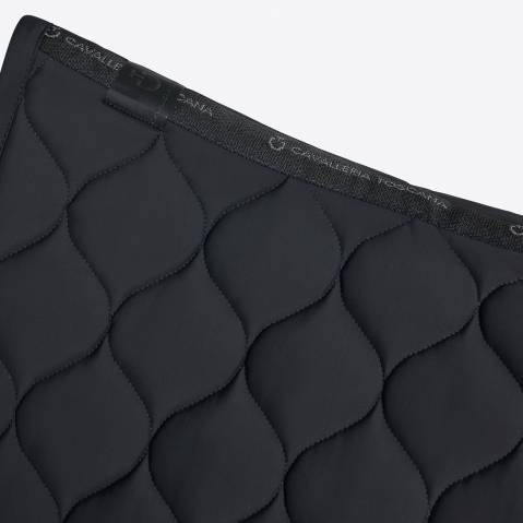 Tapis de selle New Circular Noir - Cavalleria Toscana - Jersey respirant