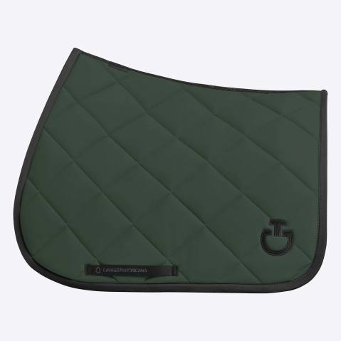 Tapis de selle Diamond Vert - Cavalleria Toscana - Jersey technique respirant