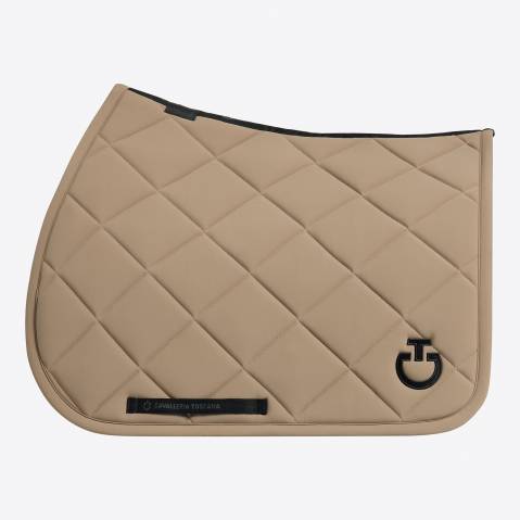 Tapis de selle Diamond Beige - Cavalleria Toscana - Jersey technique respirant