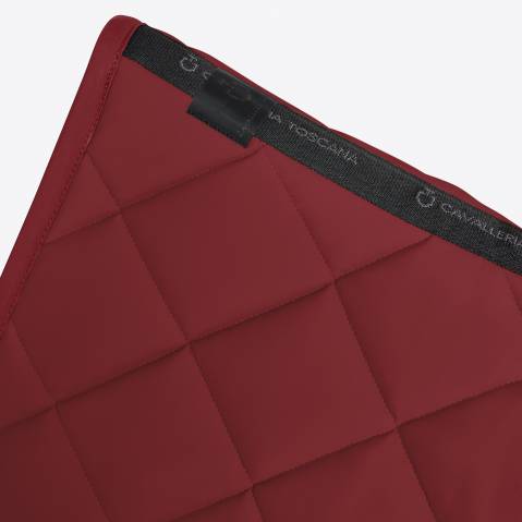 Tapis de selle Diamond DRESSAGE Bordeaux - Cavalleria Toscana - Jersey technique