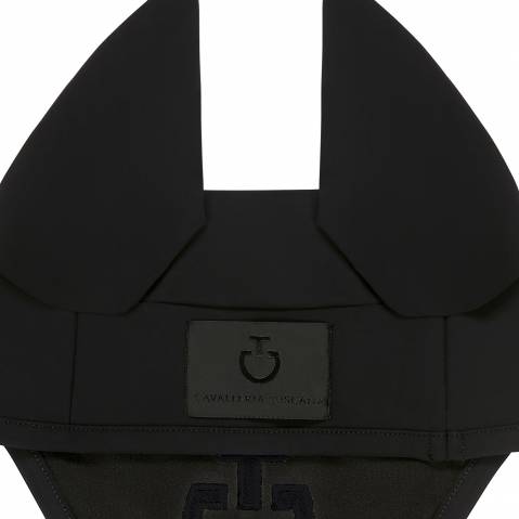 Bonnet anti-mouche tissu noir - Cavalleria Toscana