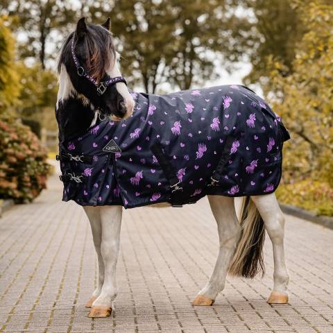 Licol Lize - QHP - Imprimé licorne, confort rembourré