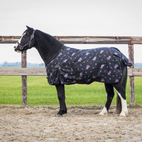 Couverture imperméable Lize 100g - QHP - Noir violet
