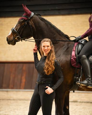 Ceinture en cuir Zahra - QHP - Pailletée chic