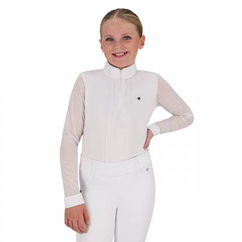 Polo de concours manches longues junior Senah QHP