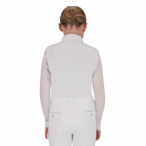 Polo de concours manches longues junior Senah QHP