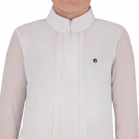 Polo de concours manches longues junior Senah QHP